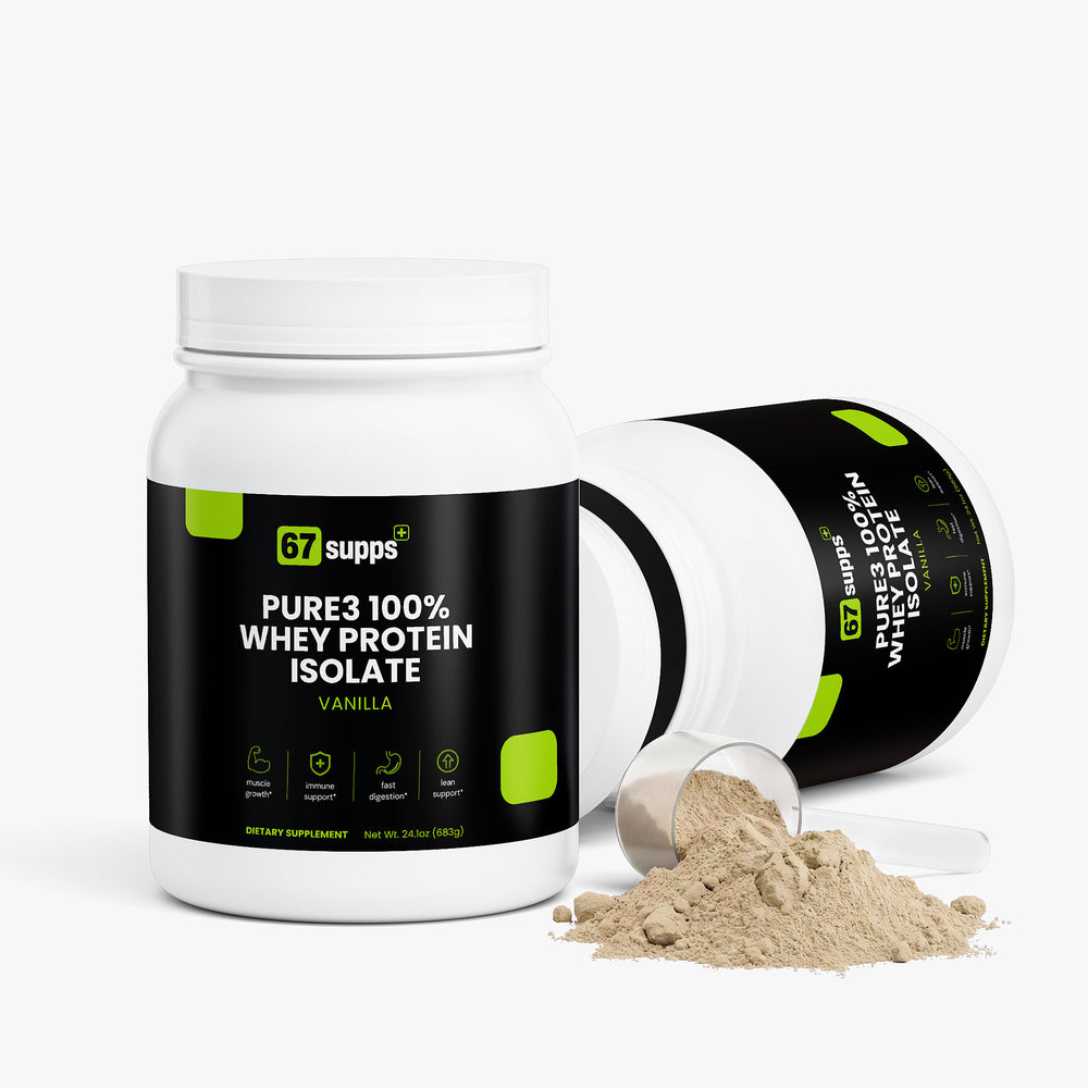 Pure3 100% Whey Protein Isolate (Vanilla)