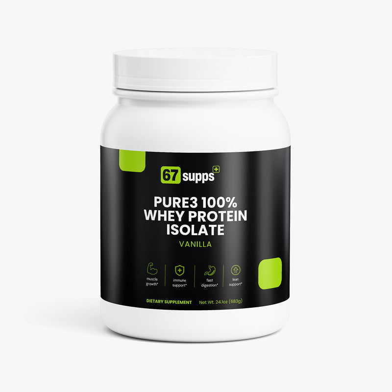 Pure3 100% Whey Protein Isolate (Vanilla)